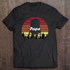 Papa minion forest pet animals vintage version shirt
