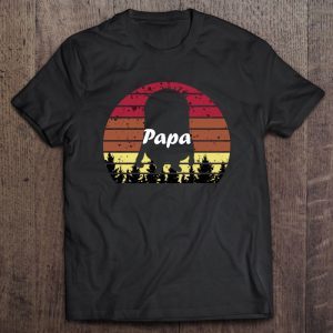 Papa minion forest pet animals vintage version shirt