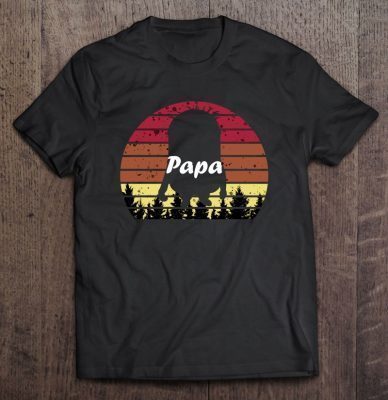 Papa minion forest pet animals vintage version shirt