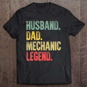 Husband dad mechanic legend vintage version shirt