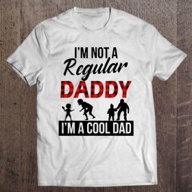 I’m not a regular daddy i’m a cool daddy red and black checkerboard version shirt