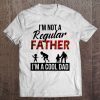 I’m not a regular father i’m a cool father red and black checkerboard version shirt