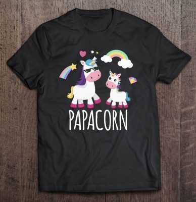 Papacorn unicorn dad shirt