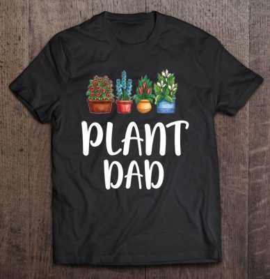 Plant dad colorful flowers pots version shirt