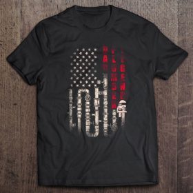 Dad plumber legend american flag verison shirt
