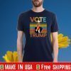 Airedale Terrier Want You Vote For Donald Trump Vintage T-Shirt