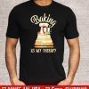 Books baking is my therapy Official T-Shirt