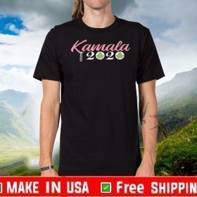 KAMALA HARRIS 2020 SORORITY PINK PRETTY GREEN TEE SHIRTS