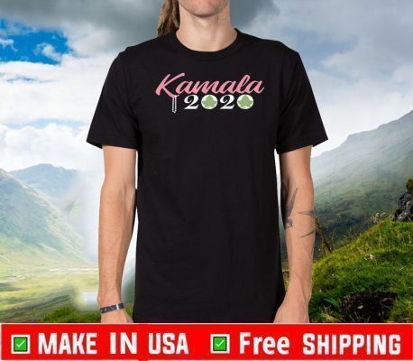 KAMALA HARRIS 2020 SORORITY PINK PRETTY GREEN TEE SHIRTS