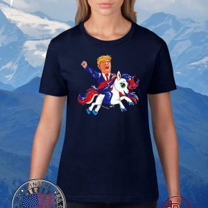 Merica Flag Sunglasses Unicorn Trump America First US 2020 t-Shirt