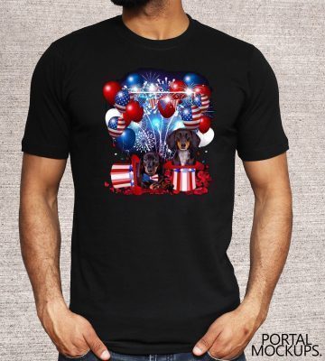 Jeep Girl US Flag Independence Day 4th of July Tee Shirts