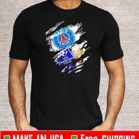 Paris Saint Germain UEFA Champions League blood Inside me 2020 T-Shirt