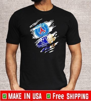 Paris Saint Germain UEFA Champions League blood Inside me 2020 T-Shirt