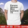 Person Woman Man Camera TV Official Cognitive Test 2020 Shirts