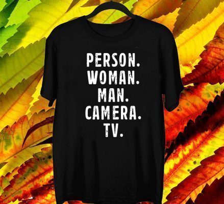 Person Woman Man Camera Tv Official T-Shirt