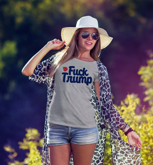 ROSE FUCK TRUMP TEE SHIRTS