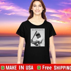 Robinson Photograph baseball Tee Shirts