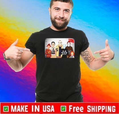 The usual suspects horror movie characters friends Halloween Official T-Shirt