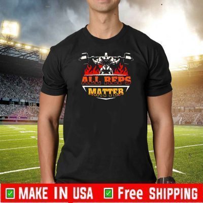Weight lifting all reps matter Official T-Shirt