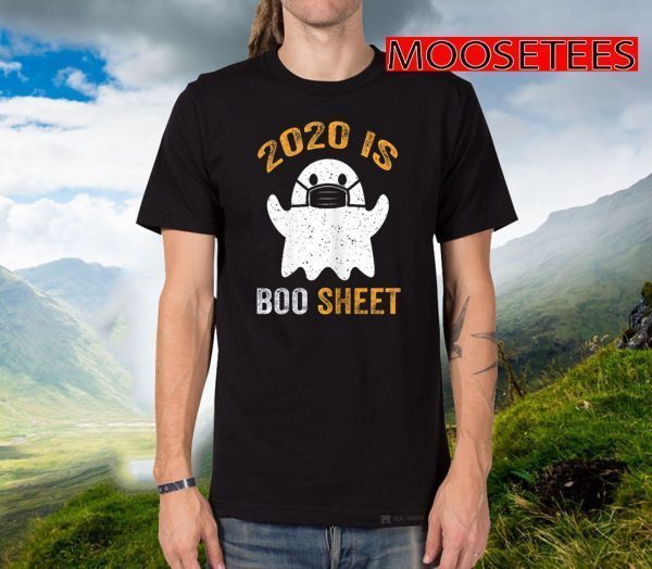2020 is Boo Sheet Tee Ghost in Mask Halloween T-Shirt