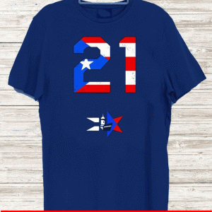 21 Proud For Puerto Rico American Flag Tee Shirts