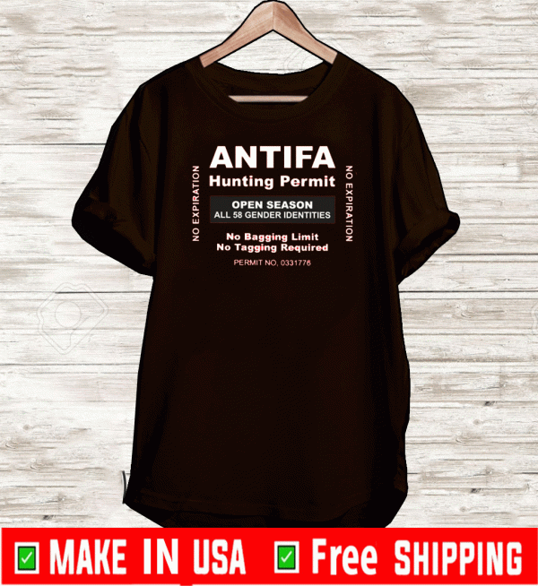 Antifa Hunting Permit T-Shirts