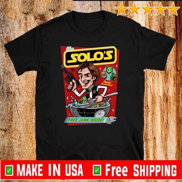 Han Solo’s Cereal T-Shirt Free Junk Inside