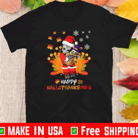 Baby Yoda Happy Hallothanksmas Shirt