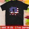 Baseball League Game USA Flag American National Team Player Tee Shirts