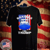 Boaters for Trump 2020 American flag patriotic boat For T-Shirt
