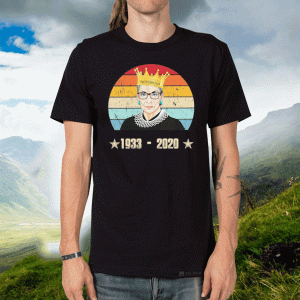 Notorious Rip Rbg Ruth Bader Ginsburg 1933 2020 Vintage T-Shirt