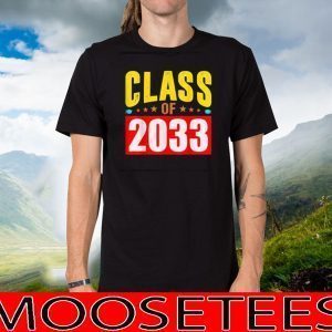 Official Class of 2033 Grow With Me T-Shirt