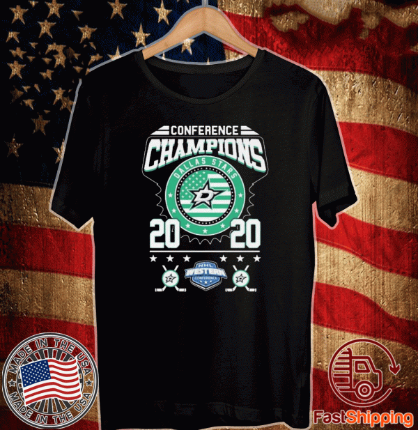Conference Champions Dallas Stars 2020 Western NHL Tee Shirts