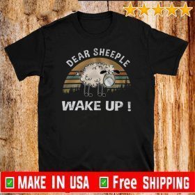 Dear Sheeple Wake Up Vintage 2020 T-Shirt