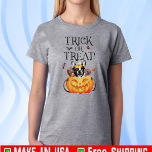 French Bulldog pumpkin trick or treat Halloween Shirt Gift fOR Mens Womens And Kids For Holiday Halloween