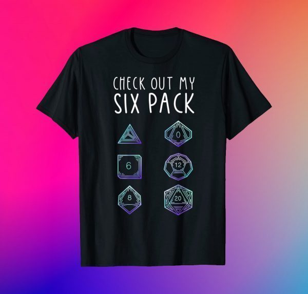 Funny Check Out My Six Pack Dungeons Monsters Dragons Shirt