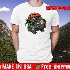 Fushigidane Pumpkin Halloween T-Shirt Gift For Mens Womens And Kids