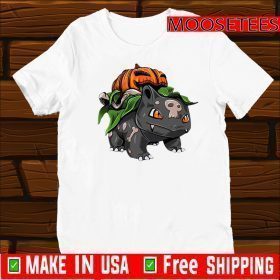 Fushigidane Pumpkin Halloween T-Shirt Gift For Mens Womens And Kids