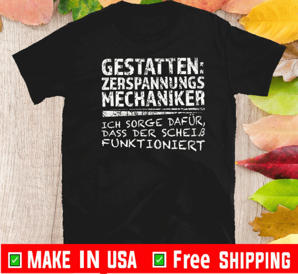 Gestatten Zerspanungsmechaniker Shirts