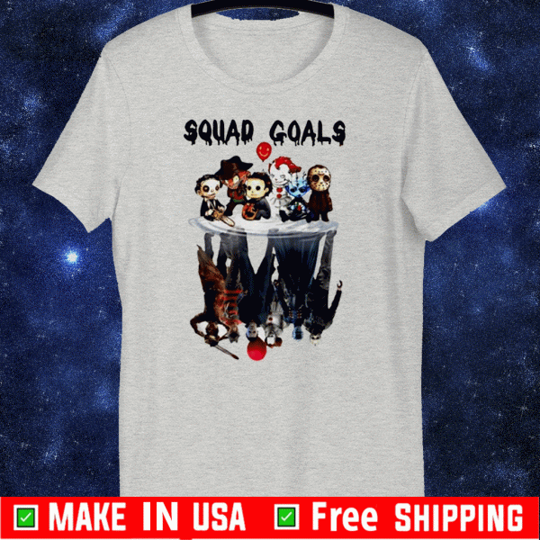 Halloween Horror IT characters chibi squad goals water reflection T-Shirt