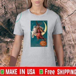 Halloween Owl Witch Pumpkin Moon Custom US T-Shirt