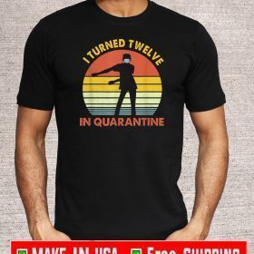 I Turned 12 In Quarantine Vintage 2020 T-Shirt