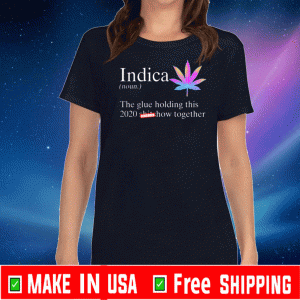 Indica The Glue Holding This 2020 Shitshow Together Tee Shirts