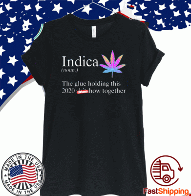 Indica The Glue Holding This 2020 Shitshow Together Tee Shirts