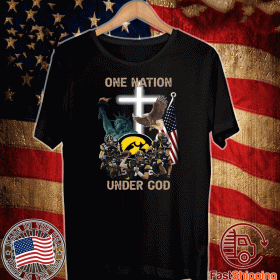 Iowa Hawkeyes one nation under god 2020 T-Shirt