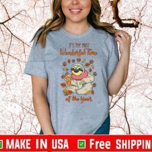 It’s The Most Wonderful Time Of The Year Sloth 2020 T-Shirt