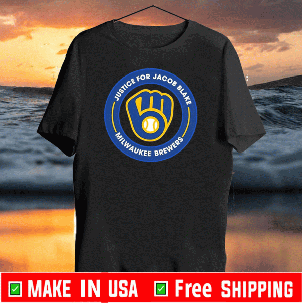 Justice for jacob blake Milwaukee brewers Official T-Shirt