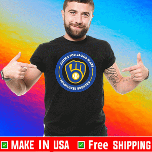 Justice for jacob blake Milwaukee brewers Official T-Shirt