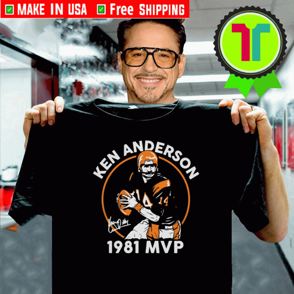 KEN ANDERSON 1981 MVP 2020 T-SHIRT