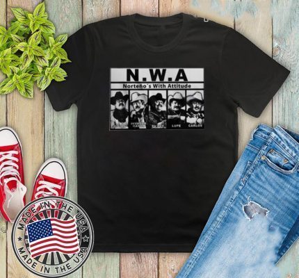 Logo N-W-A nortenos with attitude T-Shirt